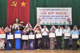 Đức Cơ kỷ niệm 40 năm Ngày Nhà giáo Việt Nam 20-11