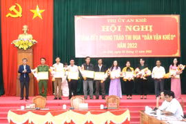 An Khê khen thường 30 tập thể, cá nhân "Dân vận khéo"