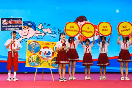 Liên hoan các đội tuyên truyền măng non: Sôi nổi, ý nghĩa