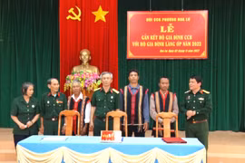 Hội Cựu chiến binh phường Hoa Lư tổ chức gắn kết hộ