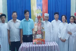 Ủy ban MTTQ Việt Nam tỉnh thăm, chúc mừng các cơ sở đạo Cao Đài