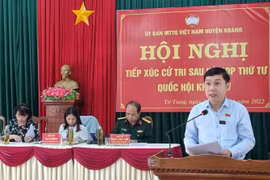 Cử tri xã Tơ Tung phản ánh vấn đề về dân sinh