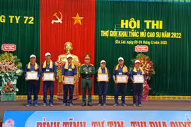 Công ty 72 hội thi thợ giỏi khai thác mủ cao su