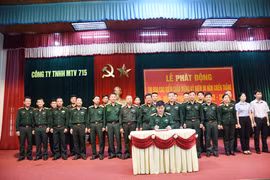 Công ty 715 phát động đợt thi đua cao điểm "50 ngày thi đua lập công quyết thắng"