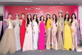 Tiểu Vy, Thiên Ân khoe sắc trên thảm đỏ