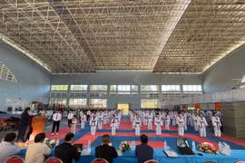 130 võ sinh Gia Lai tham gia kỳ thi thăng đẳng Taekwondo cấp quốc gia