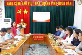 Đoàn công tác của Vụ Giáo dục Thể chất làm việc tại Gia Lai