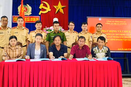 Ayun Pa: Doanh nghiệp vận tải ký cam kết đảm bảo an toàn giao thông