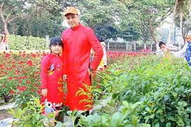 Áo dài xuống phố