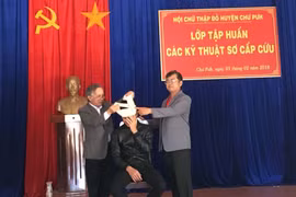 Chư Pưh: Tập huấn kỹ năng sơ cấp cứu