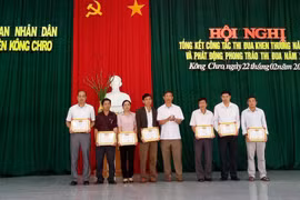 Kông Chro: Tổng kết công tác thi đua khen thưởng năm 2017