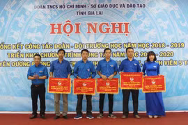 Năm học 2018-2019: Kết nạp 10.284 đoàn viên mới