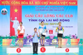 Bế mạc và trao thưởng Giải Cầu lông các CLB tỉnh Gia Lai mở rộng