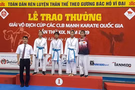 Cúp các CLB mạnh karate quốc gia năm 2019: Gia Lai đoạt 3 huy chương