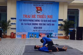 Đak Pơ:Trên 300 HS được tập huấn phòng chống tai nạn thương tích, đuối nước