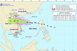 Bão Podul di chuyển nhanh, trưa mai đổ bộ đất liền