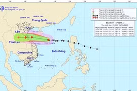 Bão Podul di chuyển nhanh, trưa mai đổ bộ đất liền