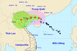 Chiều tối nay, tâm bão số 3 đổ bộ vào Hải Phòng, Quảng Ninh