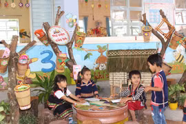 Các trường mầm non: Khởi động năm học mới