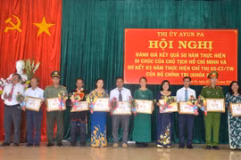 Thị ủy Ayun Pa: Tổng kết 50 năm thực hiện Di chúc của Bác Hồ