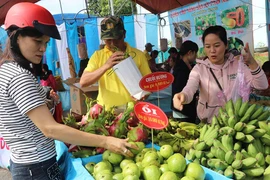 Kông Chro: Nhộn nhịp Chợ phiên nông sản an toàn