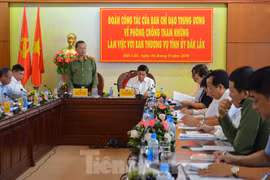 Bộ trưởng Tô Lâm dẫn đầu Đoàn kiểm tra phòng chống tham nhũng trên Tây Nguyên