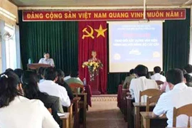 Hội nghị trao đổi xây dựng văn kiện trình Đại hội Đảng các cấp