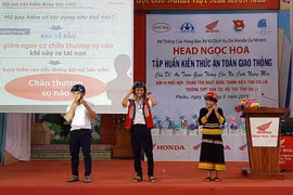 Gia Lai nâng cao kiến thức an toàn giao thông cho học sinh DTTS