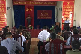 Công an xã Ia Le lắng nghe ý kiến nhân dân