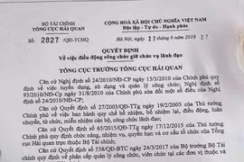 Quan lộ "lùm xùm" của con trai Thứ trưởng Bộ Tài chính Đỗ Hoàng Anh Tuấn