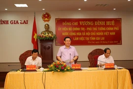 Phó Thủ tướng Vương Đình Huệ làm việc với lãnh đạo tỉnh Gia Lai