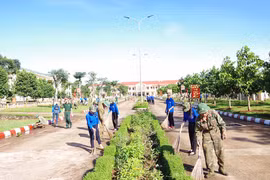 Ngày Thứ bảy tình nguyện ở Trung đoàn 48