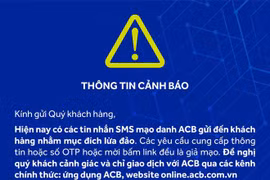 Vạch trần trò lừa đảo tin nhắn giả ngân hàng
