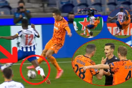 Vì sao Ronaldo nổi khùng ở trận thua của Juve trước Porto?