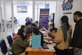 Nhiều lao động đã tất bật tìm việc làm ngay đầu năm