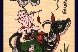 Tìm hiểu ý nghĩa hình tượng con trâu trong tranh dân gian Đông Hồ