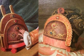 Giải mã hai chiếc mũ trong tranh vẽ hoàng tử Nguyễn Phúc Cảnh