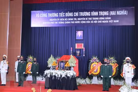 Lễ tang trọng thể nguyên Phó Thủ tướng Trương Vĩnh Trọng