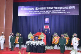 Lễ tang trọng thể nguyên Phó Thủ tướng Trương Vĩnh Trọng