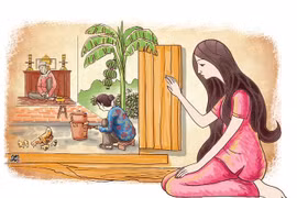 Gõ nhẹ vào tết và lắng nghe tiếng ngân