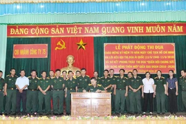 Sơ kết phong trào "Quân đội chung sức xây dựng nông thôn mới"