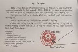 Hai Chủ tịch phường ở Đà Lạt dùng chất kích thích gì?