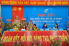Đại hội Hội Liên hiệp phụ nữ xã Ia Rong