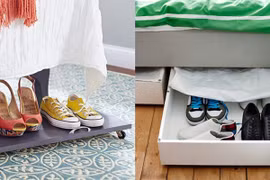 Những ý tưởng giá để giày giúp không gian gọn gàng, xinh xắn