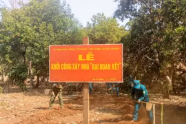 Ia Grai: Khởi công xây dựng 2 nhà "Đại đoàn kết" cho hộ nghèo