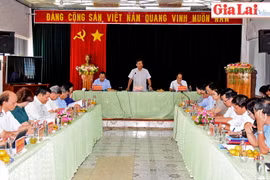 Thường trực Tỉnh ủy làm việc với Sở Giáo dục và Đào tạo