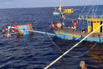 Quảng Nam: Cứu hộ kịp thời 47 ngư dân trên tàu cá bị chìm