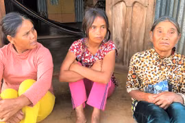 Ngôi nhà có 3 người bị bệnh tâm thần ở Đak Đoa