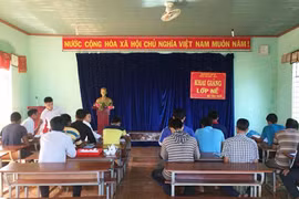 Chư Pưh khai giảng lớp nề xây dựng