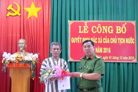 An Khê: Một phạm nhân được Chủ tịch nước đặc xá